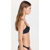 image:imageSolid amp Striped Womens Bikini Top  The Harley Top  Black  Medium