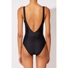 image:imageSolid amp Striped Womens One Piece Swimsuit  The Lucia Blackout XL
