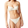 image:imageSolid amp Striped Womens Bikini Top  The Harley Top  Cream  Medium