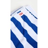 image:imageSolid amp Striped Reversible Soft Cotton Beach Towel  The Beach Towel OS 1 Inch Stripe Lapis Blue