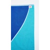 image:imageSolid amp Striped Reversible Soft Cotton Beach Towel  The Beach Towel OS Colorblock Intarsia Greek Blue and Lapis Blue