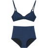 image:imageSolid amp Striped Womens Bikini Bottom  The Brigitte Bottom  Navy  Small