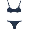 image:imageSolid amp Striped Womens Bikini Bottom  The Eva Bottom  Navy  Small