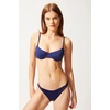 image:imageSolid amp Striped Womens Bikini Top  The Eva Top  Navy  XS