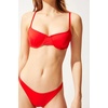 image:imageSolid amp Striped Womens Bikini Top  The Eva Top  Ruby  XS