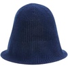 image:imageSolid amp Striped Womens Knit Bucket Hat  The Ribbed Bucket Hat Midnight Blue OS