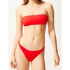 image:imageSolid amp Striped Womens Bikini Bottom  The Annabelle Bottom Small Ruby
