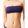 image:imageSolid amp Striped Womens Bikini Top  The Annabelle Top Large Navy