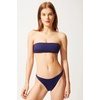 image:imageSolid amp Striped Womens Bikini Top  The Annabelle Top Large Navy