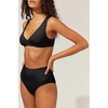 image:imageSolid amp Striped Womens Bikini Top  The Beverly Top Large Solid Rib Blackout