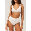 image:imageSolid amp Striped Womens Bikini Top  The Beverly Top XL Solid Rib Marshmallow