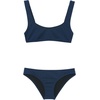 image:imageSolid amp Striped Womens Bikini Bottom  The Elle Bottom Small Navy
