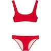 image:imageSolid amp Striped Womens Bikini Bottom  The Elle Bottom Small Ruby