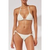 image:imageSolid amp Striped Womens Bikini Bottom  The Iris Bottom Small Cream