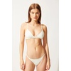 image:imageSolid amp Striped Womens Bikini Bottom  The Morgan Bottom Small Cream