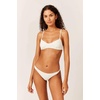 image:imageSolid amp Striped Womens Bikini Bottom  The Rachel Bottom Small Cream