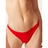 image:imageSolid amp Striped Womens Bikini Bottom  The Rachel Bottom Small Ruby
