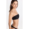 image:imageSolid amp Striped Womens Bikini Top  The Annabelle Top Small Black