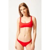 image:imageSolid amp Striped Womens Bikini Top  The Elle Top Small Ruby