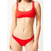 image:imageSolid amp Striped Womens Bikini Top  The Elle Top Small Ruby