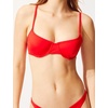 image:imageSolid amp Striped Womens Bikini Top  The Eva Top  Ruby  Small
