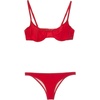 image:imageSolid amp Striped Womens Bikini Top  The Eva Top  Ruby  Small