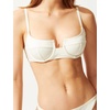 image:imageSolid amp Striped Womens Bikini Top  The Harley Top  Cream  Small