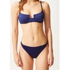 image:imageSolid amp Striped Womens Bikini Top  The Harley Top Small Navy
