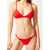 image:imageSolid amp Striped Womens Bikini Top  The Morgan Top Smalll Ruby