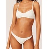 image:imageSolid amp Striped Womens Bikini Top  The Rachel Top Small Cream