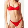 image:imageSolid amp Striped Womens Bikini Top  The Rachel Top Small Ruby