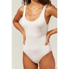 image:imageSolid amp Striped Womens One Piece Swimsuit  The AnneMarie Small Solid Rib Marshmallow