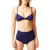 image:imageSolid amp Striped Womens Bikini Top  The Brigitte Top  Navy  Small