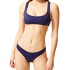 image:imageSolid amp Striped Womens Bikini Top  The Elle Top Small Navy