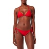 image:imageSolid amp Striped Womens Bikini Top  The Iris Top Small Ruby