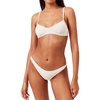 image:imageSolid amp Striped Womens Bikini Top  The Rachel Top Small Solid Rib Marshmallow