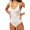 image:imageSolid amp Striped Womens One Piece Swimsuit  The AnneMarie Small Solid Rib Marshmallow