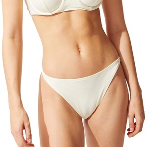 image:imageSolid amp Striped Womens Bikini Bottom  The Harley Bottom  Cream  Small
