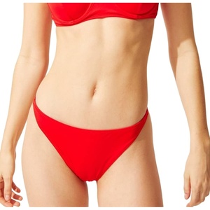 image:imageSolid amp Striped Womens Bikini Bottom  The Harley Bottom  Ruby  Small