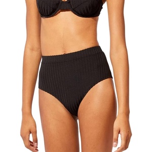 image:imageSolid amp Striped Womens Bikini Bottom  The Lilo Bottom Blackout XL