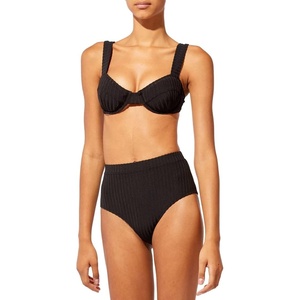 image:imageSolid amp Striped Womens Bikini Top  The Lilo Top Blackout S