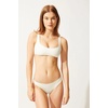 image:imageSolid amp Striped Womens Bikini Bottom  The Elle Bottom Medium Cream