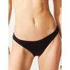 image:imageSolid amp Striped Womens Bikini Bottom  The Elle Bottom XS Black