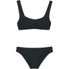 image:imageSolid amp Striped Womens Bikini Bottom  The Elle Bottom XS Black
