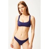 image:imageSolid amp Striped Womens Bikini Bottom  The Elle Bottom XS Navy