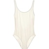 image:imageSolid amp Striped Womens One Piece Swimsuit  The AnneMarie Small Cream