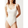 image:imageSolid amp Striped Womens One Piece Swimsuit  The AnneMarie Small Cream
