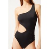 image:imageSolid amp Striped Womens One Piece Swimsuit  The Claudia Small Black