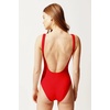 image:imageSolid amp Striped Womens One Piece Swimsuit  The AnneMarie Medium Ruby