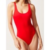 image:imageSolid amp Striped Womens One Piece Swimsuit  The AnneMarie Medium Ruby